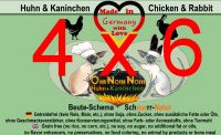 Kaninchen & Huhn (24 x  800 g)  Om Nom Nom